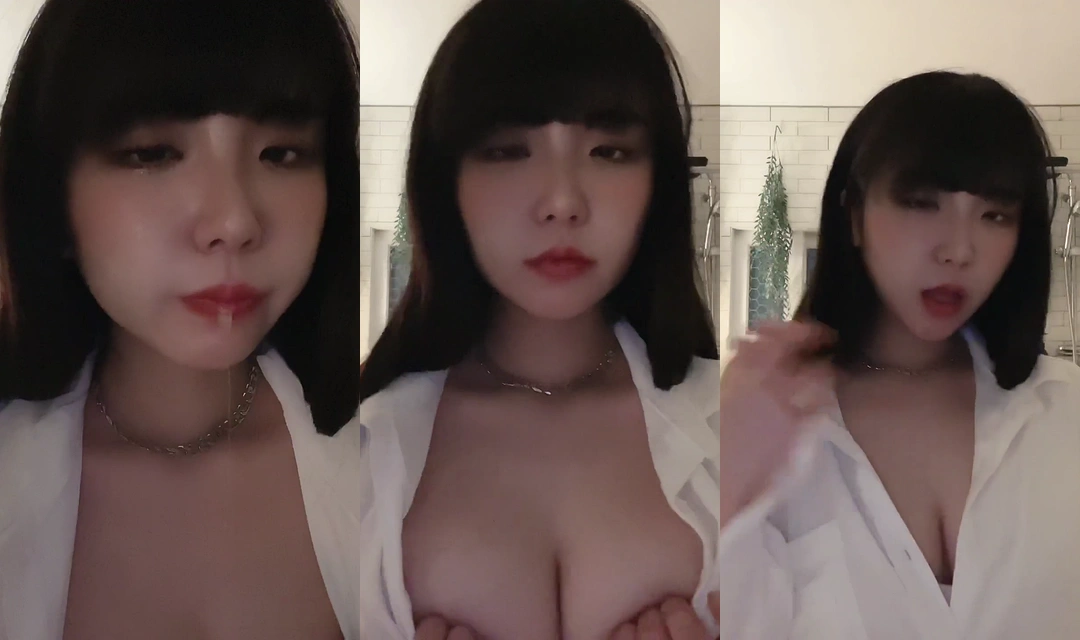 딥쓰롯 칫솔질로 연습하는 이치 구역질 팬트리