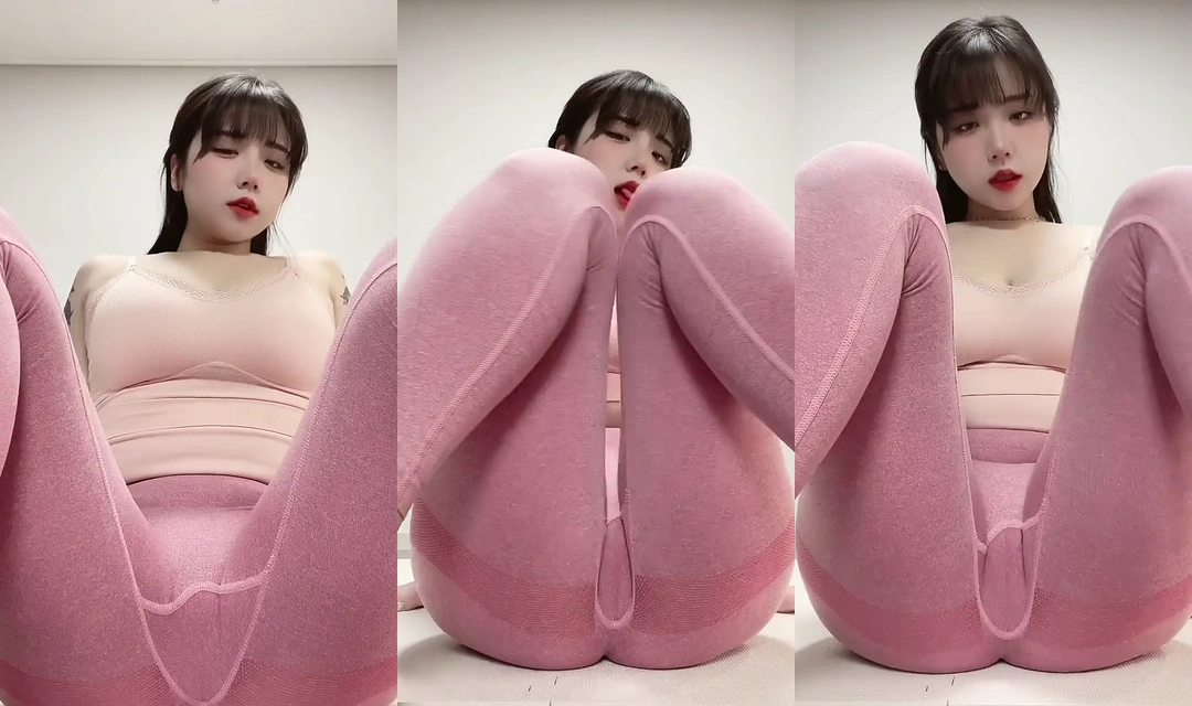 이치 M자 큰엉덩이 레깅스 사이로 보이는 조리퐁