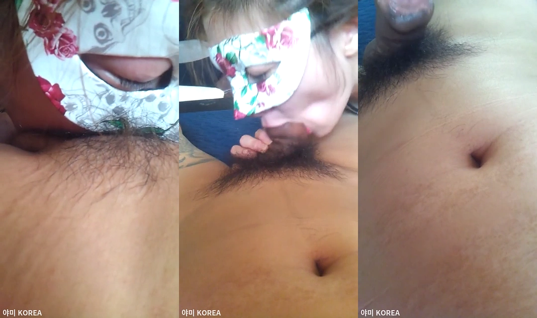울퉁불퉁하다자지를 빠는 예뻐보이는 마스크걸의 펠라스킬-3