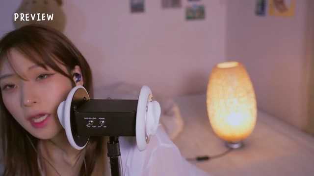 명아츄와 ASMR 키스하며 두근두근 심장소리