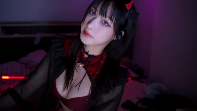 꿈속에서 정액착즙 해준다는 서큐버스 코스프레 명아츄 ASMR
