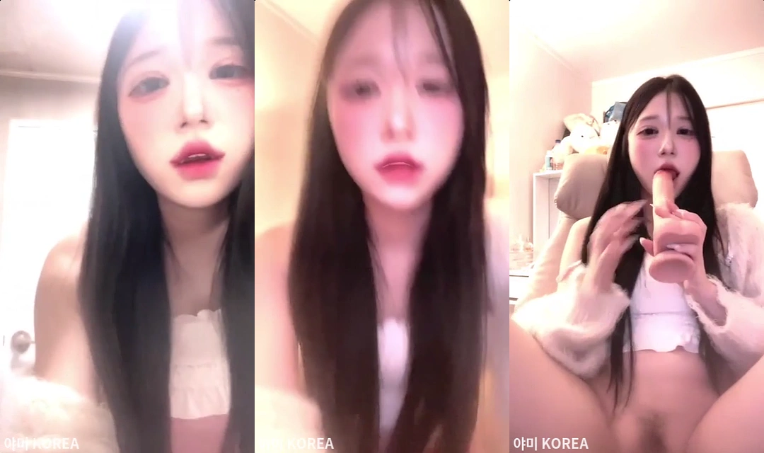 방에서 제대로 각잡고 하는 후원 딜도 라이브
