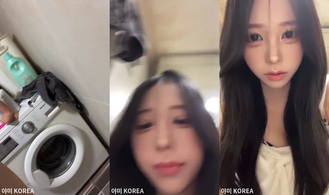 방송중에 잠깐잠깐 화장실가서 노출 라이브