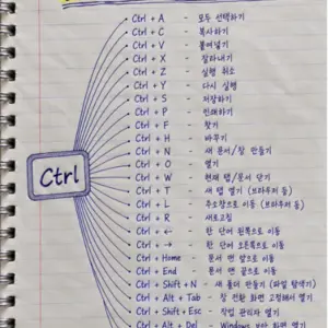 Ctrl + 로 할 수있는 단축키
